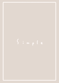 Simple// beige