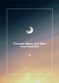 Crescent Moon and Stars31-Natural Style
