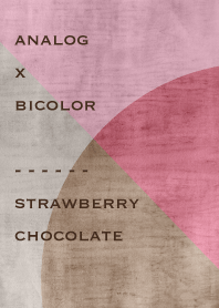 analog x bicolor - strawberry chocolate