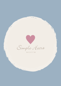 -Simple Heart Blue- MEKYM 9