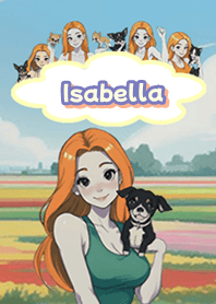 Isabella with dogs and cats04