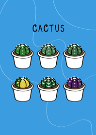 Cute cactus!(Sunny blue)