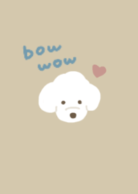 シュナウザーとくすみカラー