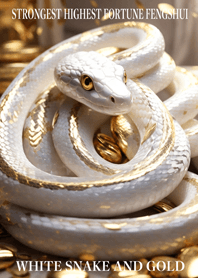 White snake and gold  Lucky 52