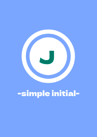 simple initial-J- THEME 20