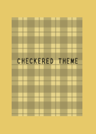 DUSTY YELLOW CHECKERED THEME-DUSTY YEL