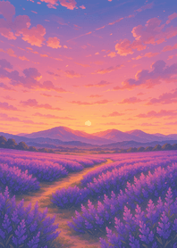 Morning Sunlit Meadow Valley