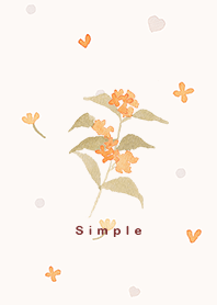 simple キンモクセイ