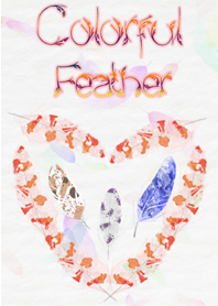 ขนนกสีสันสดใส