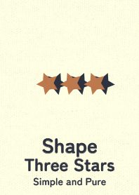 Shape Three Stars  raiudairo