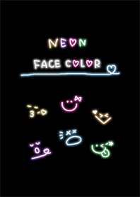NEON FACE COLOR