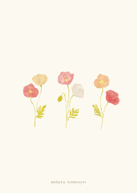 simple ポピーブーケ