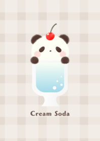Cream Soda -panda- soda Plaid