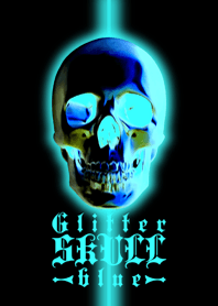 Glitter Skull <blue>