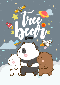 Bear Lovely Galaxy Gray
