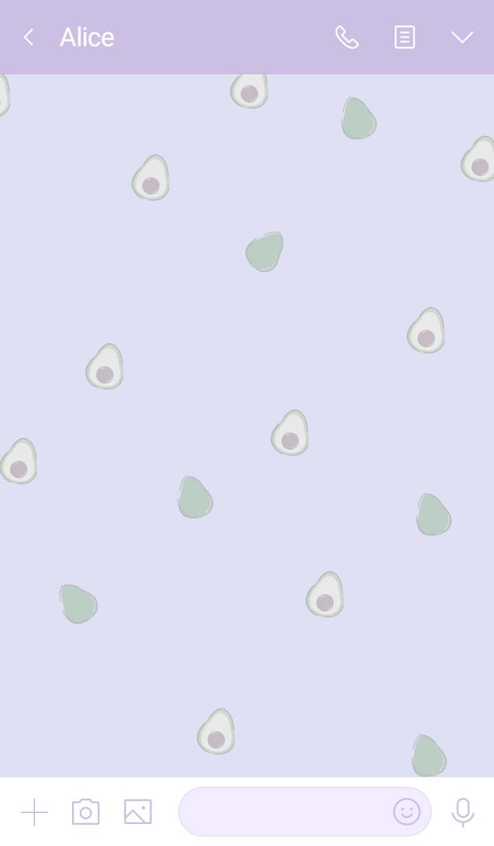 avocado minimal purple (Simple ver.)