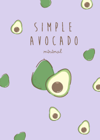 avocado minimal purple (Simple ver.)