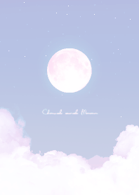 Cloud & Moon  - blue 03