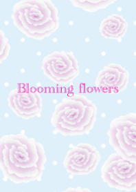 Blooming flowers