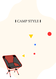 キャンプ道具な着せ替え。