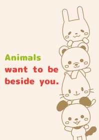 Animals want to be beside you.048-2BERED