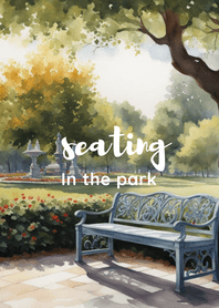 Seatting in the park