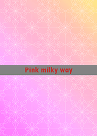 Pink milky way