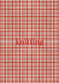 Checked knitting 33