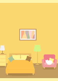 Cute room and cat LYJ