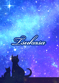 Tsukasa Milky way & cat silhouette