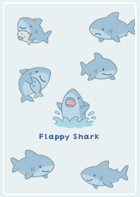 bluegreen Cute and relaxed shark 04_2