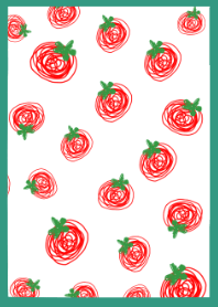 トマトをたくさん書きました。