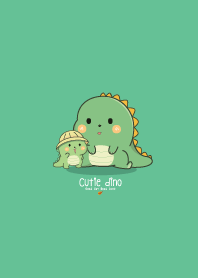 Dinos Minimal Pastel Green