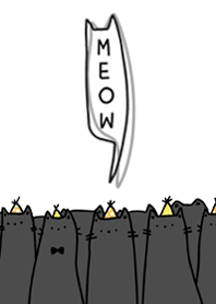 MEOW MEOW : Black cats party