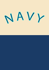 Navy & Beige Simple design – LINE theme