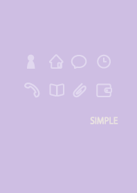 Adult simple purple g