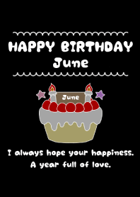 HAPPY BIRTHDAY THEME. -- June --