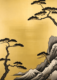 Ukiyo-e gold   675B8d