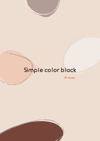 Simple color block_ earth tone