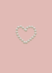 Pearl heart and pink.