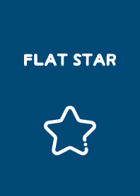 FLAT STAR - Indigo