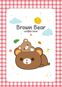 Brown Bear Scottish Cute