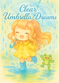 Clear Umbrella Dreams(Blue)