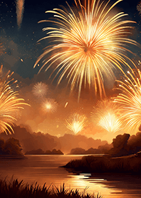 Beautiful Fireworks Theme#302