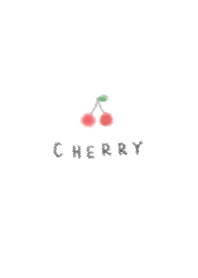水彩とさくらんぼ。