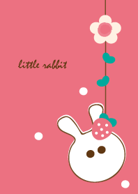 little rabbit with little strawberry 13