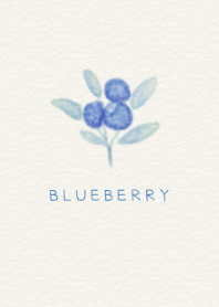 watercolor blueberry .