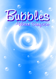 Bubbles-Water Surface-Blue