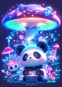 ⭐️熊貓的蘑菇湯與自然魔法❤️