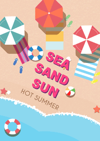Sea Sand Sun : Hot Summer
